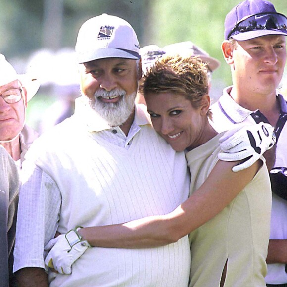 Céline Dion et René Angélil au tournoi de golf du Rancho Mirage de Californie