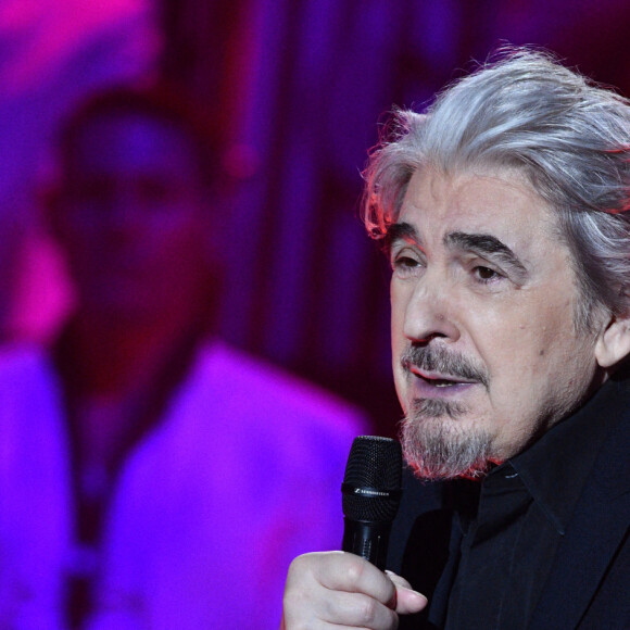 Exclusif - Serge Lama lors de l'enregistrement de la dernière des "Années Bonheur" présentée par Patrick Sébastien à Saint-Denis le 12 février 2019. © Giancarlo Gorassini / Bestimage