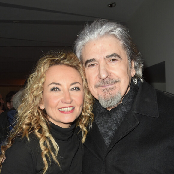 Christelle Chollet et Serge Lama - Générale du 5e woman show "N°5 de Chollet" de Christelle Chollet à la Salle Pleyel à Paris, le 17 janvier 2019. © Coadic Guirec/Bestimage
