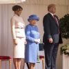 La reine Elizabeth II a accueilli Donald Trump au château de Windsor le 13 juillet 2018