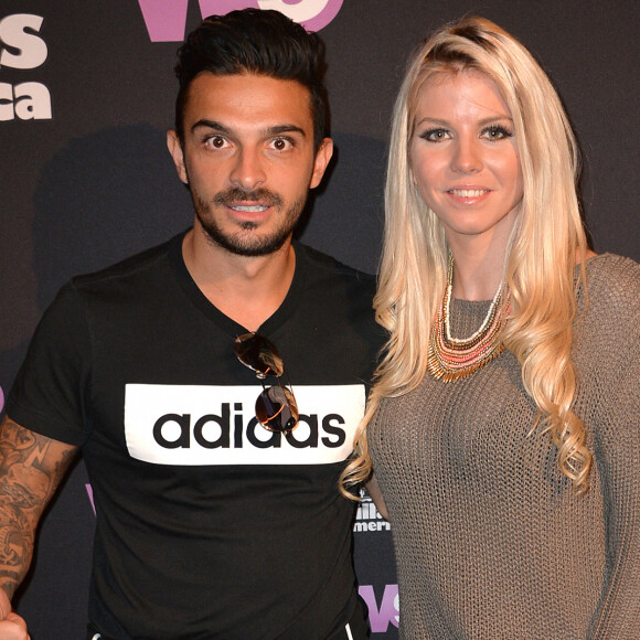 Julien Tanti et Jessica Thivenin - Soirée de lancement de la nouvelle émission de télé-réalité "Les Marseillais South America" au cinéma Gaumont Marignan à Paris, le 21 février 2017. © Veeren/Bestimage