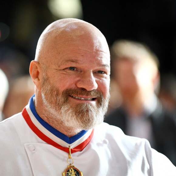Philippe Etchebest préside le salon français de la restauration "Expotel" à Bordeaux. Il dirige aussi la journée des chefs et sa compétion regroupant 22 Etoiles sur l'évènement, le 25 Novembre 2019. © Patrick Bernard/ Bestimage