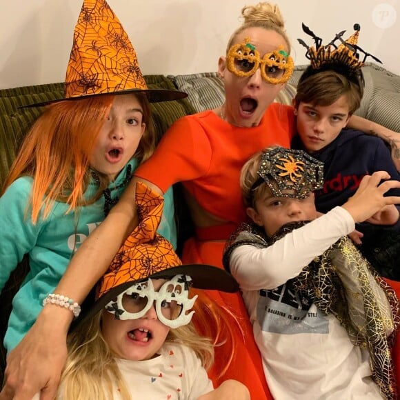 Elodie Gossuin et ses enfants sur Instagram, octobre 2020.