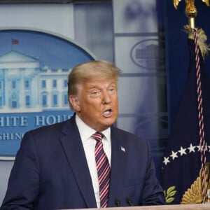 Donald Trump en conférence de presse à la Maison Blanche à Washington. Le 5 novembre 2020 