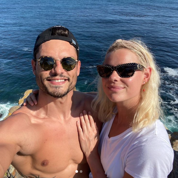 Florent Manaudou et sa petite amie Pernille Blume.