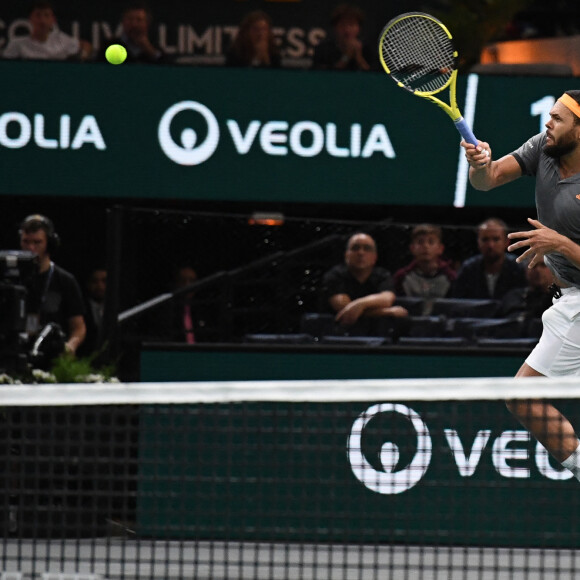 Jo Wilfried Tsonga lors du Rolex Paris Masters le 31 octobre 2019. © Gwendoline Le Goff / Panoramic / Bestimage 