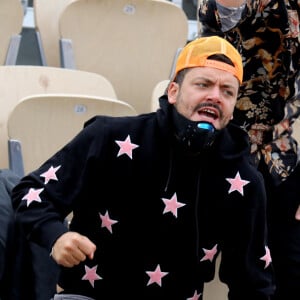 Exclusif - Kev Adams lors des Internationaux de France de tennis à Roland Garros. Paris, le 30 Septembre 2020 © Dominique Jacovides / Bestimage