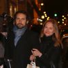 Consuelo Remmert (Demi soeur de Carla Bruni) - Nicolas Sarkozy fete son 58eme anniversaire avec ses amis au restaurant Giulio Rebellato a Paris le 28 Janvier 2013.