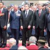 Barack Obama, le prince Charles, Gordon Brown, Stephen Harper et Nicolas Sarkozy - Commémoration du 65e anniversaire du débarquement à Colleville en 2009.