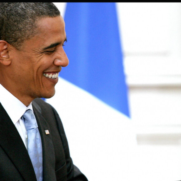 Barack Obama et Nicolas Sarkozy au palais de l'Elysée en 2008.