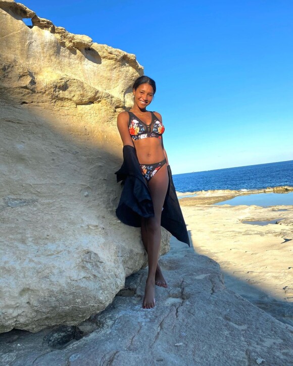 Angélique de "Koh-Lanta 2020" en bikini sur Instagram, à Malte, le 23 octobre