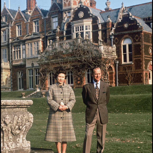 La reine Elizabeth et le prince Philip à Sandringham, en 1982.