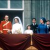 Mariage de la princesse Anne (avec la Fringe Tiara) et de Mark Phillips à Londres en 1973.