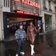 Exclusif  - Aya Nakamura et Mouloud Achour - Enregistrement de l'émission "Clique X" à l'Olympia (fermé), présentée par M.Achour, et diffusée en exclusivité sur Clique Tv et sur MyCanal, à Paris. Le 6 novembre 2020 © Jack Tribeca / Bestimage   