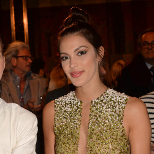Linda Hardy et Iris Mittenaere - People au défilé de mode Haute-Couture printemps-été 2020 Stéphane Rolland à Paris, le 21 janvier 2020. © Veeren Ramsamy-Christophe Clovis/Bestimage 