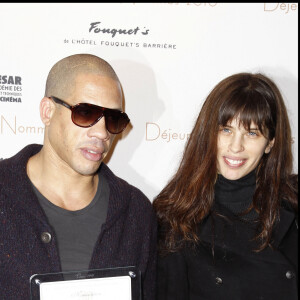 JoeyStarr et Maïwenn à Paris -  Déjeuner des nommés aux Césars 2010 au Fouquet's.