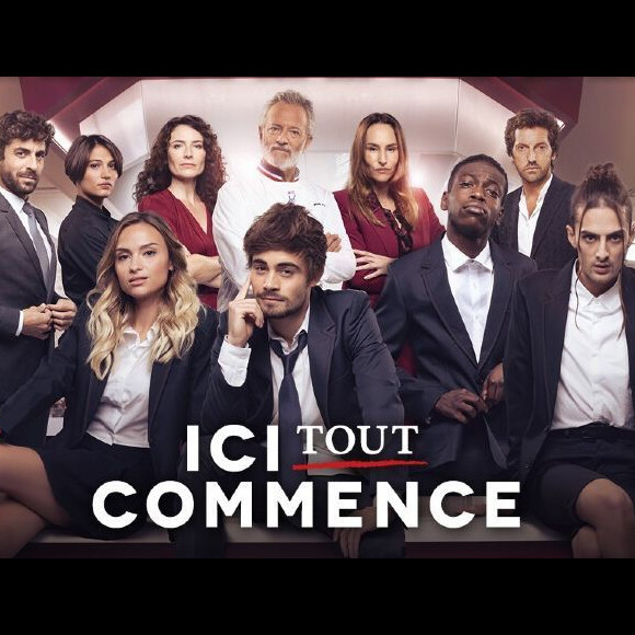 Les héros de la série "Ici tout commence", diffusée sur TF1.