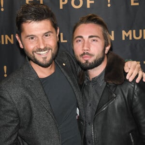 Christophe Beaugrand et son mari Ghislain Gerin - Générale du nouveau spectacle "Muriel Robin et Pof !" au Palais des Sports à Paris le 3 octobre 2019. © Coadic Guirec/Bestimage