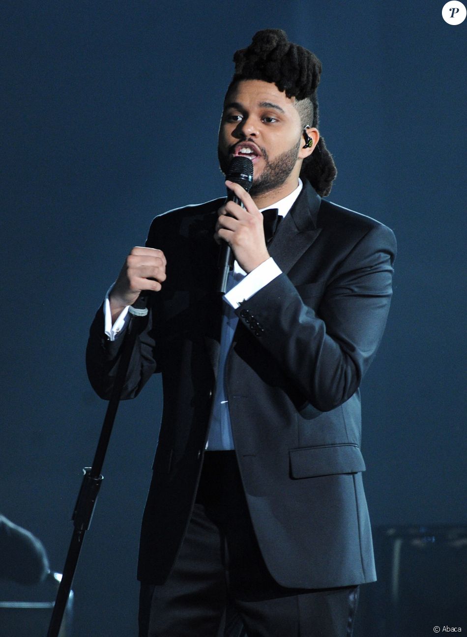 The Weeknd aux 58e Grammy Awards à Los Angeles, le 16 février 2016. Purepeople