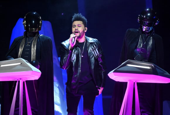 The Weeknd et Daft Punk aux 59e Grammy Awards en février 2017.