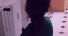 Amel Bent a filmé sa fille Sofia (4 ans) en train de danser. Le 24 novembre 2020.