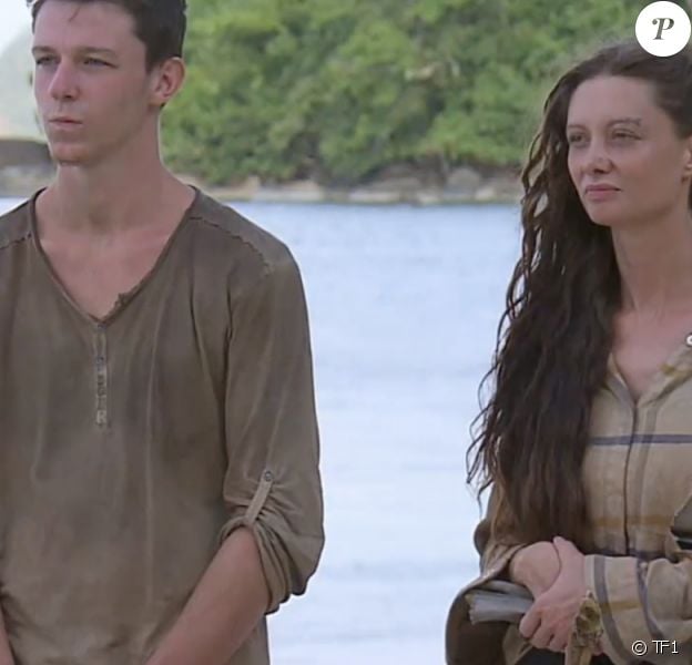 Brice, Loïc et Alexandra dans "Koh-Lanta, Les 4 Terres", sur TF1.