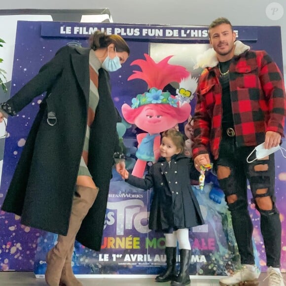 Julia Paredes, Maxime et leur fille Luna, octobre 2020