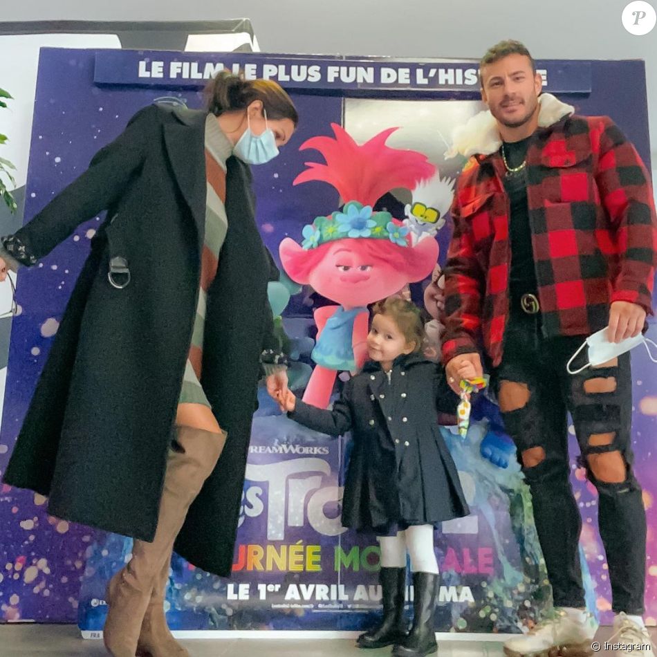 Julia Paredes, Maxime et leur fille Luna, octobre 2020