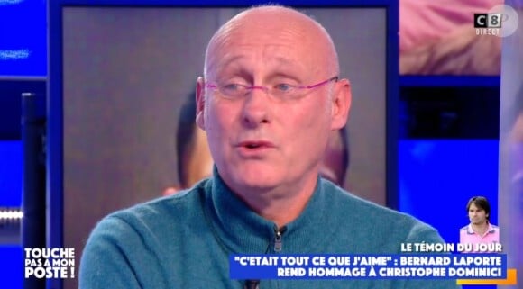 Bernard Laporte ému aux larmes dans "Touche pas à mon poste", le 25 novembre 2020, sur C8
