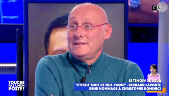 Bernard Laporte ému aux larmes dans "Touche pas à mon poste", le 25 novembre 2020, sur C8