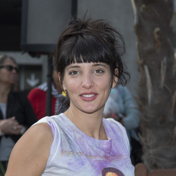 Erika Moulet lors de l'opération "Tous en Fauteuils" pendant les Internationaux de Tennis de Roland Garros à Paris, le 7 juin 2017. © Pierre Perusseau/Bestimage
