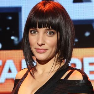 Exclusif - Erika Moulet - Backstage de l'enregistrement de l'émission "Tout le monde chante contre le cancer, les stars relèvent le défi" à l'Olympia. © Guignebourg-Perusseau / Bestimage 
