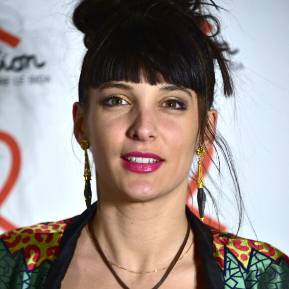Erika Moulet - Soirée de lancement du Sidaction 2016 au Musée du Quai Branly à Paris le 7 mars 2016. © Giancarlo Gorassini/Bestimage