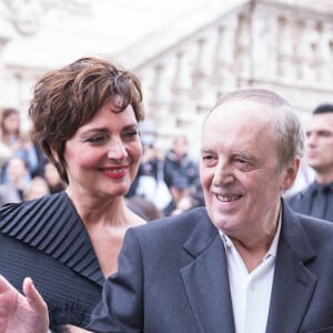 Dario Argento et sa femme Marisa Casale - Arrivées au défilé de mode "Gucci" au Capitoline Museums à Rome. Le 28 mai 2019.