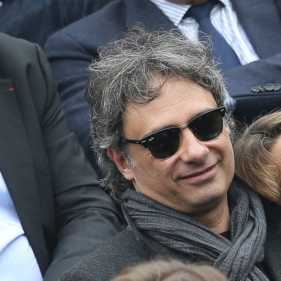 Laura Smet et son compagnon Raphaël dans les tribunes de la finale homme des internationaux de France de Roland Garros à Paris le 5 juin 2016. © Moreau-Jacovides / Bestimage