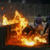 Accident de Romain Grosjean lors du Grand Prix de Formule 1 de Bahrein à Sakhir.© Motorsport Images / Panoramic / Bestimage