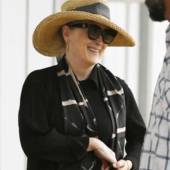 Exclusif - Meryl Streep au départ de l'aéroport de Venise, 76e Mostra de Venise, Festival International du Film de Venise, le 2 septembre 2019.