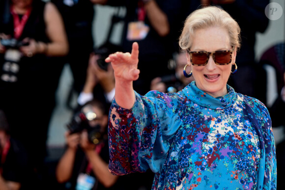 Meryl Streep à la première du film "The Laundromat" lors de la 76e du édition festival du film de Venise, la Mostra, sur le Lido de Venise, Italie, le 1er septembre 2019.