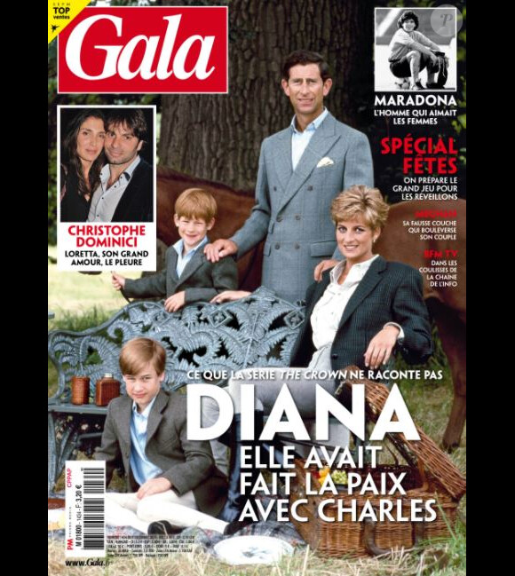 Couverture du magazine "Gala" du 3 décembre 2020