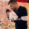 Vincent Queijo avec sa fille Maria-Valentina - Instagram