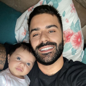 Vincent Queijo avec sa fille Maria-Valentina - Instagram