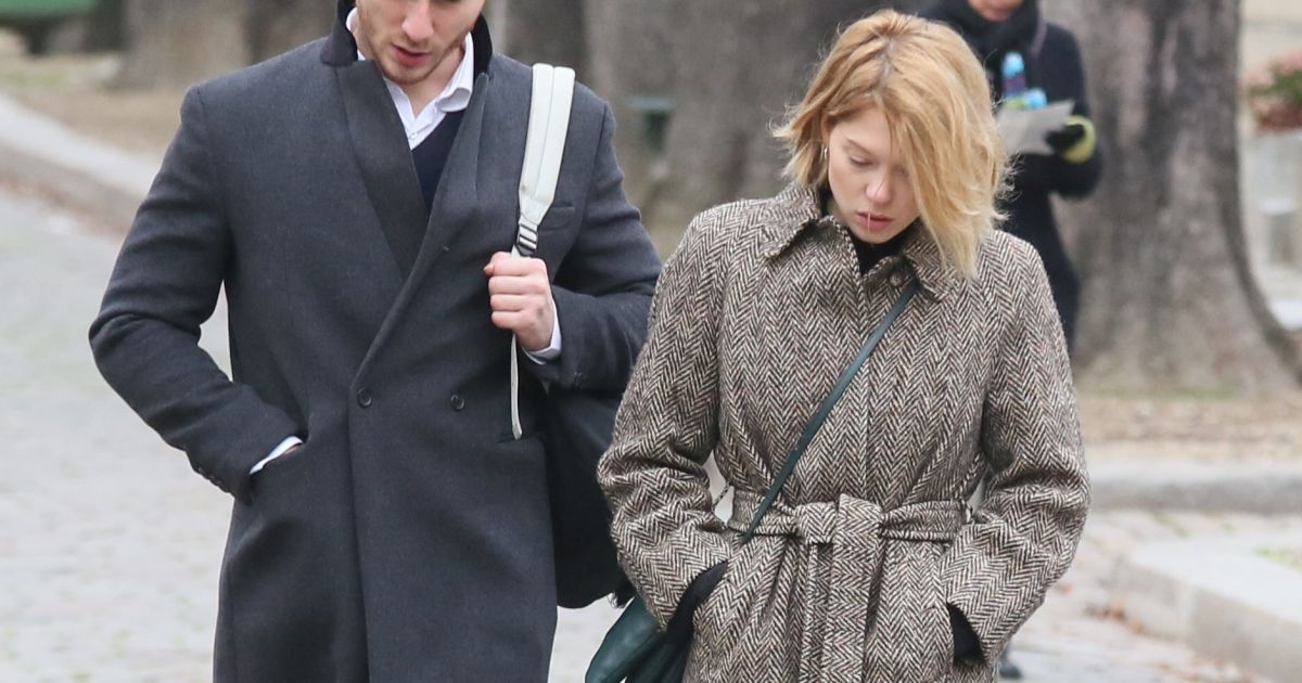 Léa Seydoux et son compagnon André Meyer Obsèques du metteur en scène Luc Bondy au cimetière