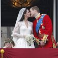 Mariage de Kate Middleton et du prince William d'Angleterre à Londres, le 29 avril 2011. Parmi leurs demoiselles d'honneur, l'adorable boudeuse Grace van Cutsem.