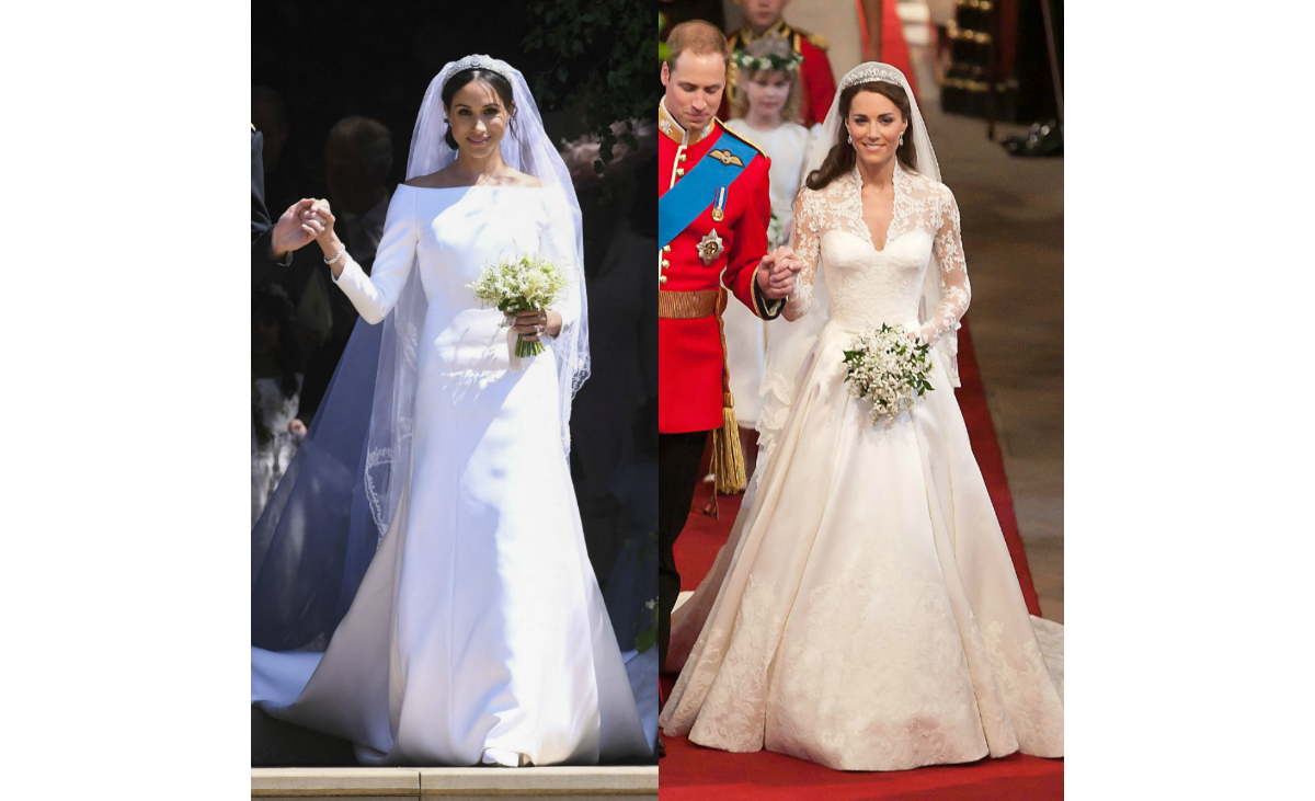 Meghan Markle et Kate Middleton La couturiere de leurs robes de mariee bientot a la rue Purepeople