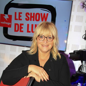 Exclusif - Caroline Diament lors de l'émission "Le Show de Luxe" sur la Radio Voltage à Paris le 14 novembre 2018. © Philippe Baldini / Bestimage