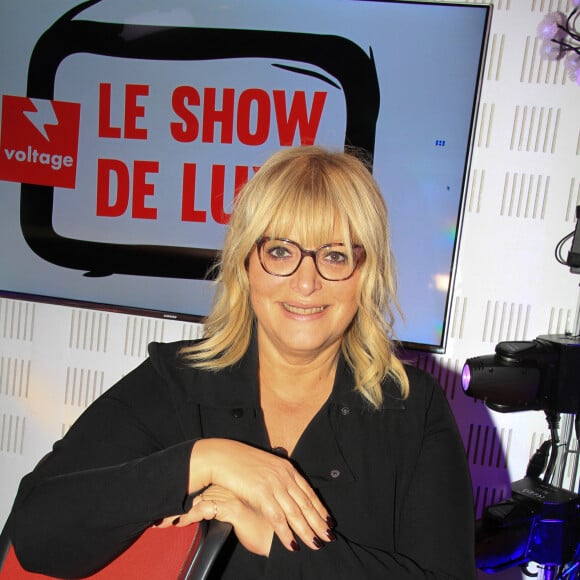 Exclusif - Caroline Diament lors de l'émission "Le Show de Luxe" sur la Radio Voltage à Paris le 14 novembre 2018. © Philippe Baldini / Bestimage