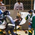 Accident de Romain Grosjean lors du Grand Prix de Formule 1 de Bahrein à Sakhir. Le 29 novembre 2020 © Motorsport Images / Panoramic / Bestimage