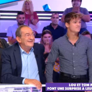 Jean-Pierre Pernaut surpris par ses enfants dans "Touche pas à mon poste" lundi 21 septembre 2020, C8