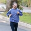 Exclusif - Shia LaBeouf fait son jogging à Los Angeles le 30 octobre 2020.