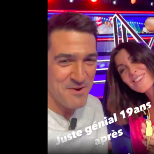 Jenifer et Jean-Pascal Lacoste se retrouvent dans l'émission Touche pas à mon poste. Le 12 décembre 2020.